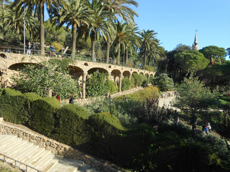 парк Гуэля в Барселоне