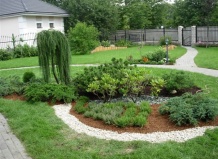 Дизайн сада: фокусные точки  маленького сада