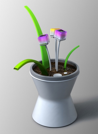 Flower Nurse - концепт электронного растения