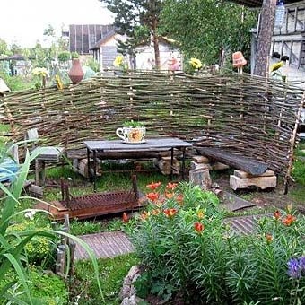 Плетень для дачи
