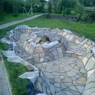 Пруд на садовом участке